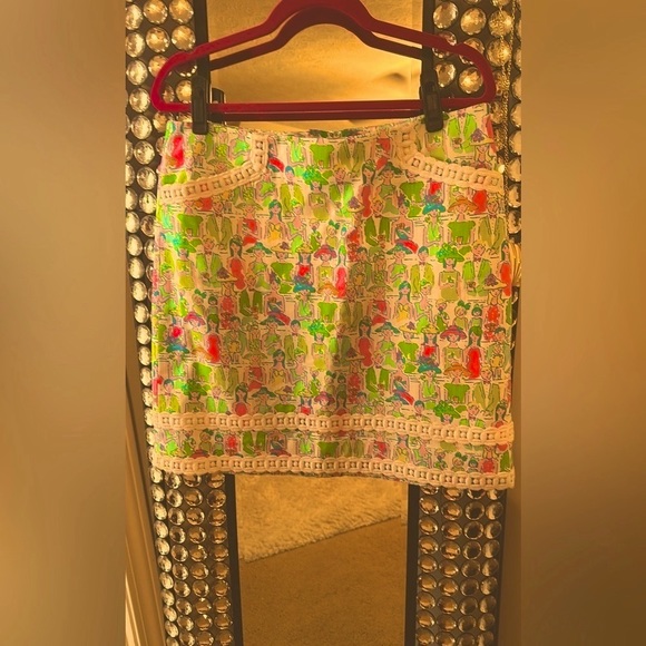 Lilly Pulitzer Roslyn Derby skirt in Giddy Up - Picture 3 of 12